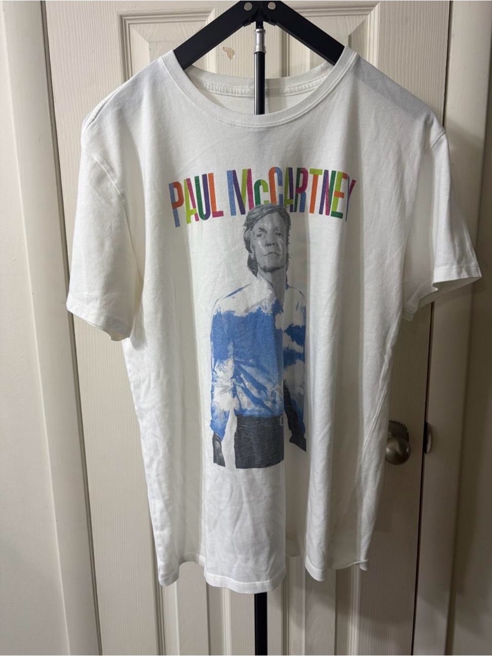White Paul McCartney Graphic Short Sleeve Tee